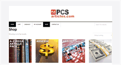 Desktop Screenshot of pcsarticles.com